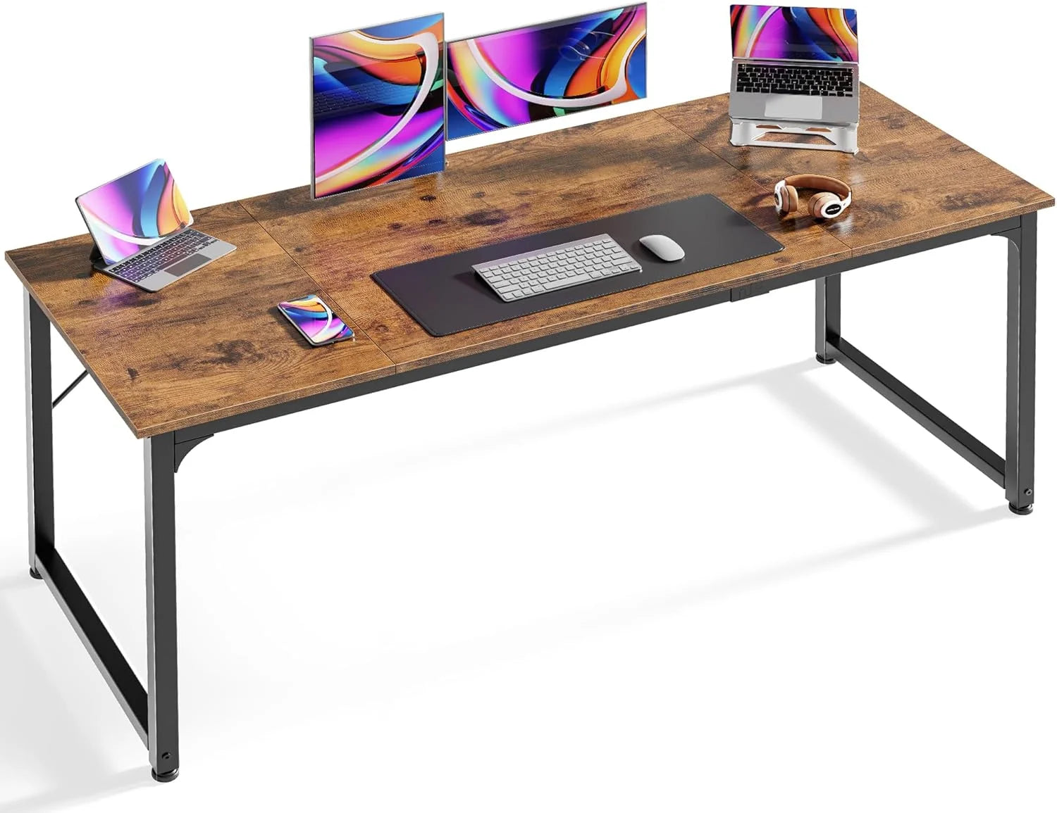 New Arrivals Computer Desk, 55 Inch Home Office Desk - Image 13