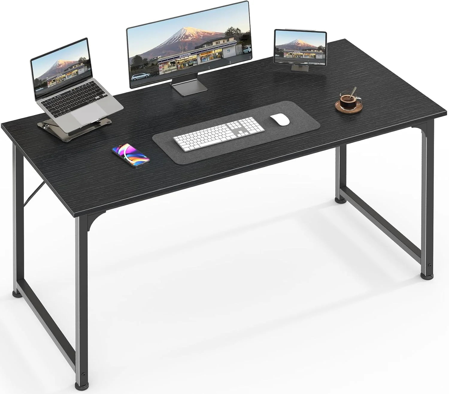 New Arrivals Computer Desk, 55 Inch Home Office Desk - Image 9
