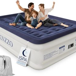 New Arrivals Twin Air Mattress with Built-in Pump, 18 Top Inflatable Mattress with Waterproof Flocking Fabric