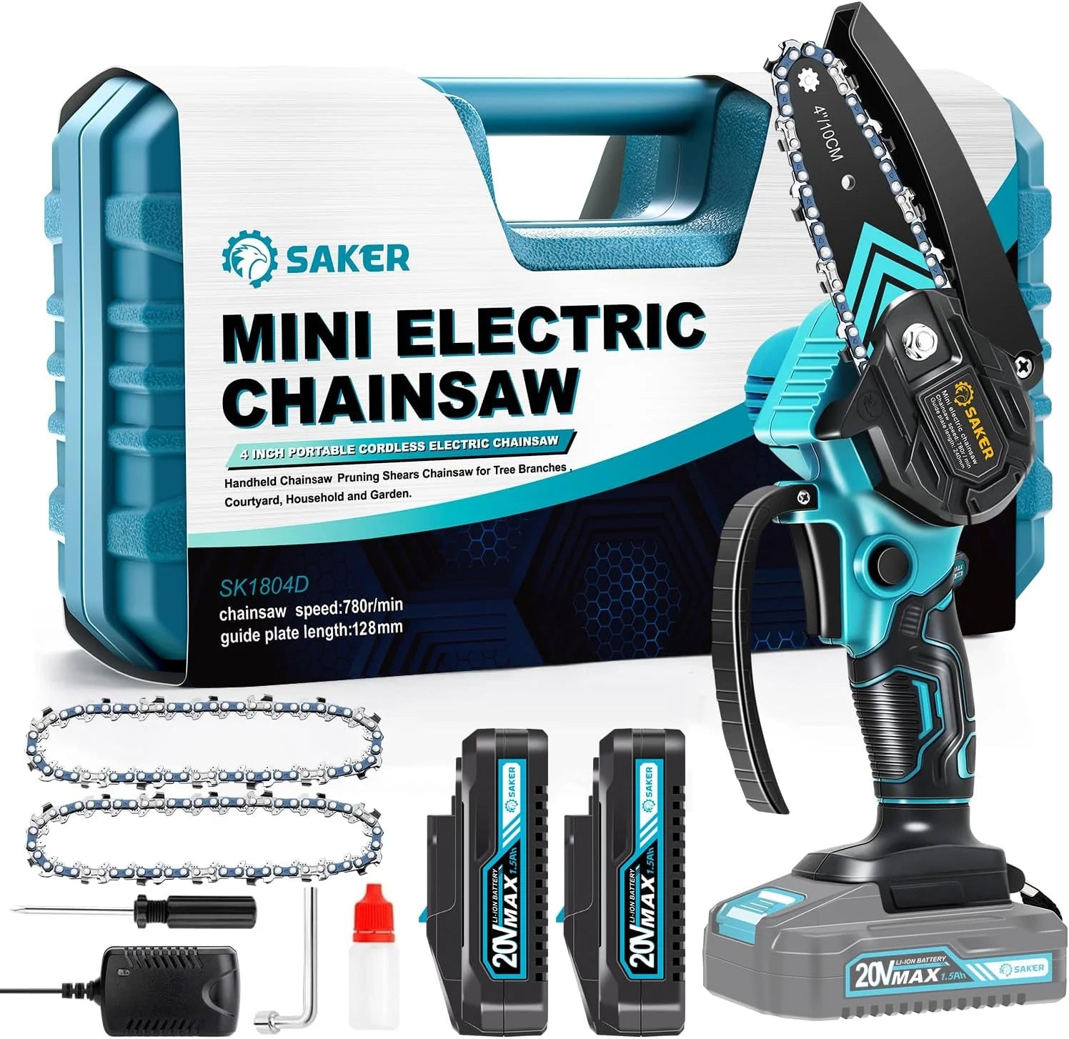 New Arrivals Mini Chainsaw Cordless, Portable Electric Chain Saw - Image 5