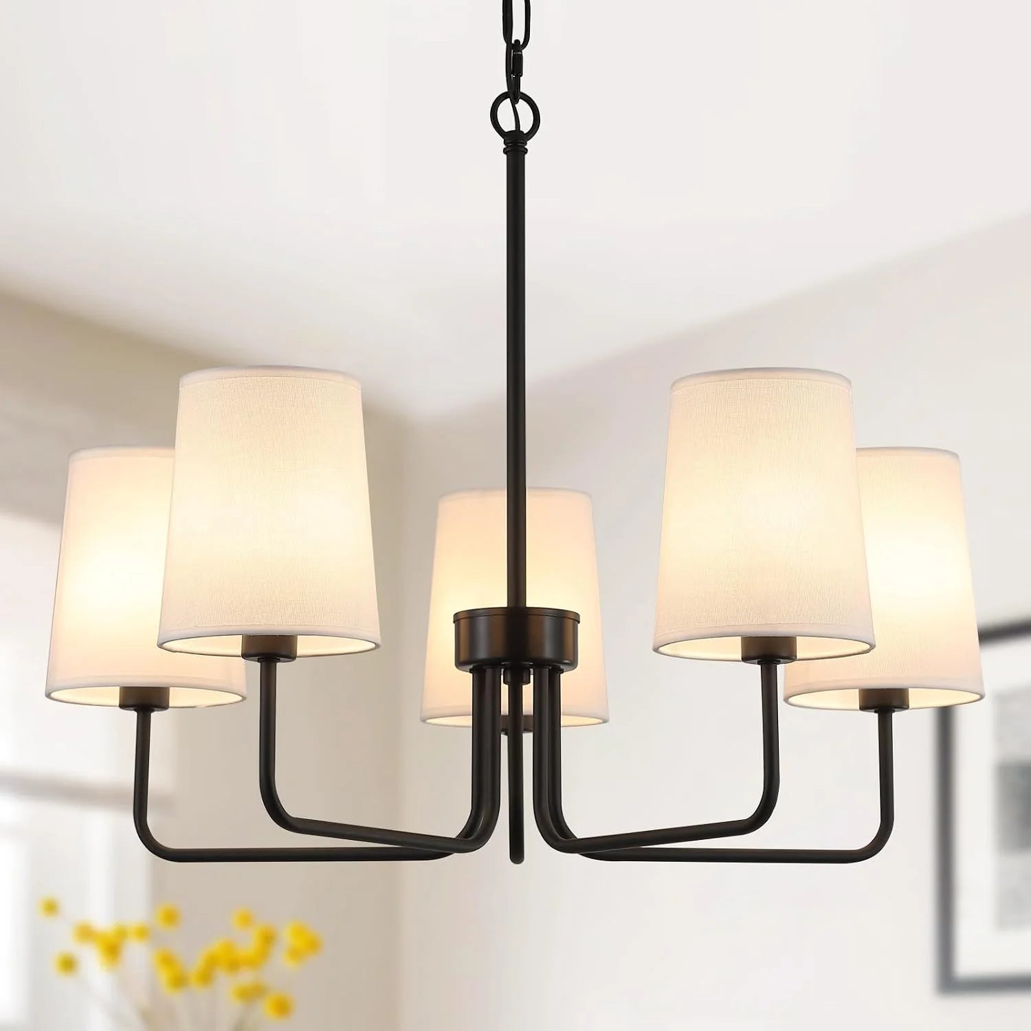 New Arrivals Farmhouse Chandelier, Farmhouse Linear Island Lighting Fixture for Kitchen - Image 3