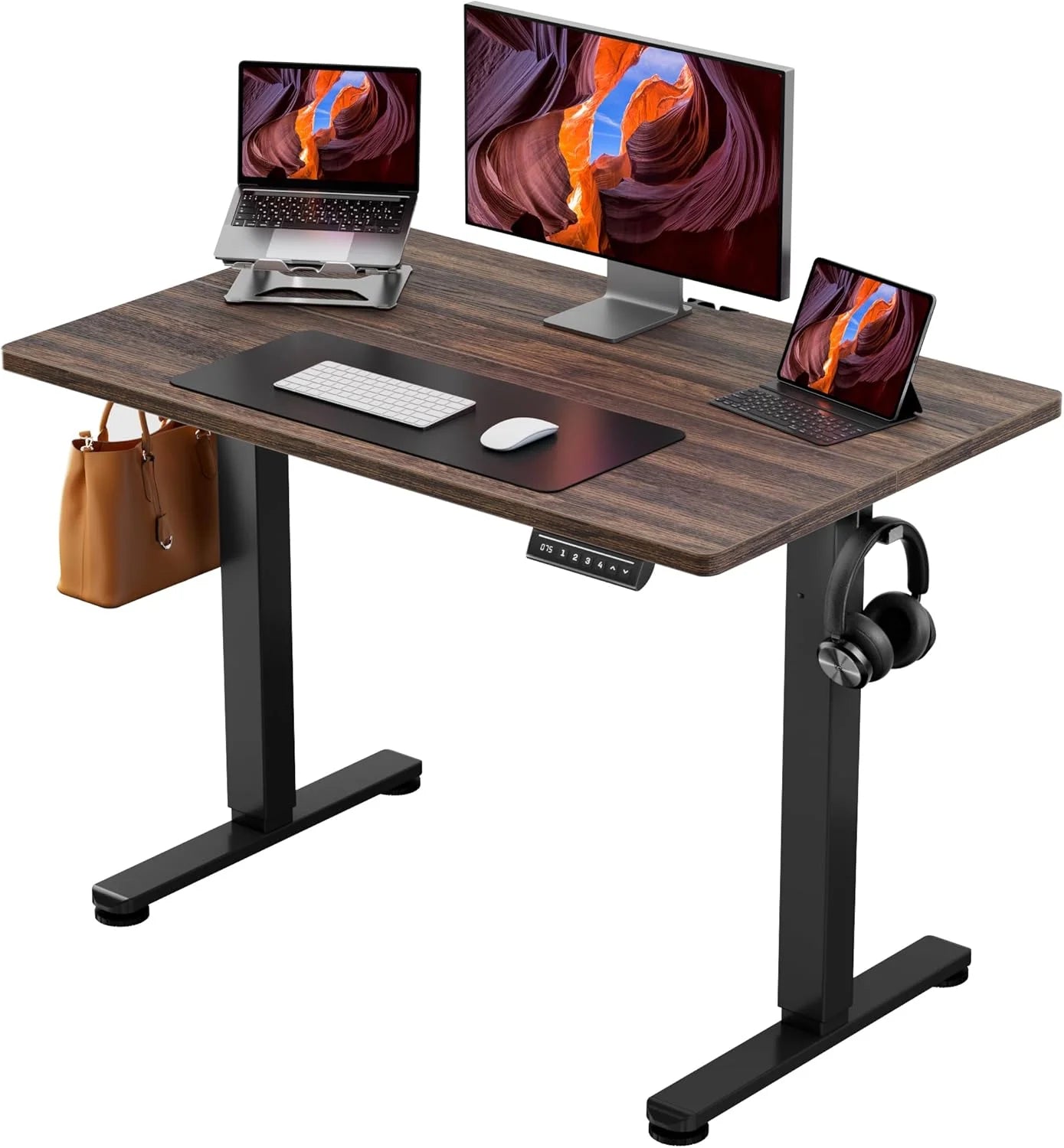 New Arrivals Height Adjustable Electric Standing Desk, 48 x 24 Inches Sit Stand up Desk - Image 20