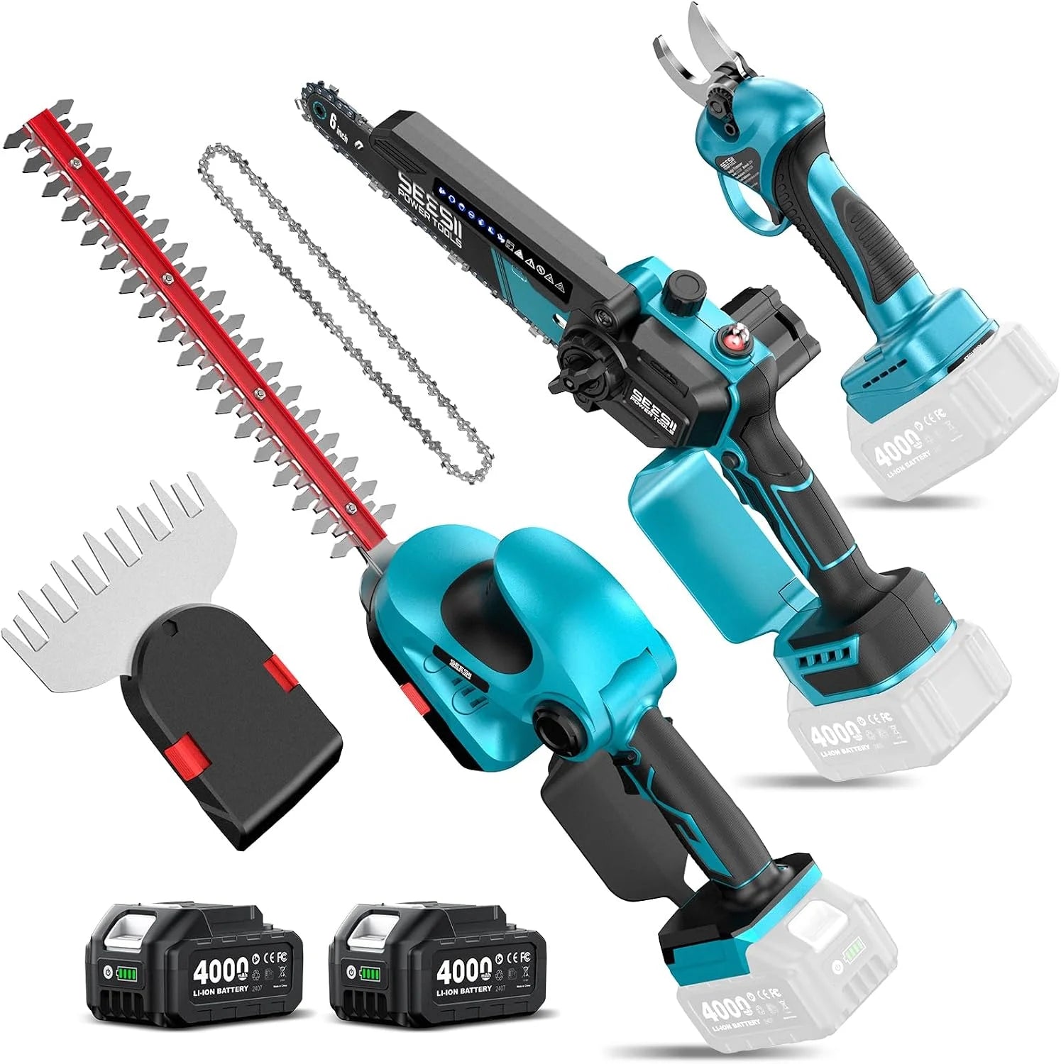 New Arrivals 6 Inch Mini Electric Chainsaw Cordless Battery Powered - Image 7