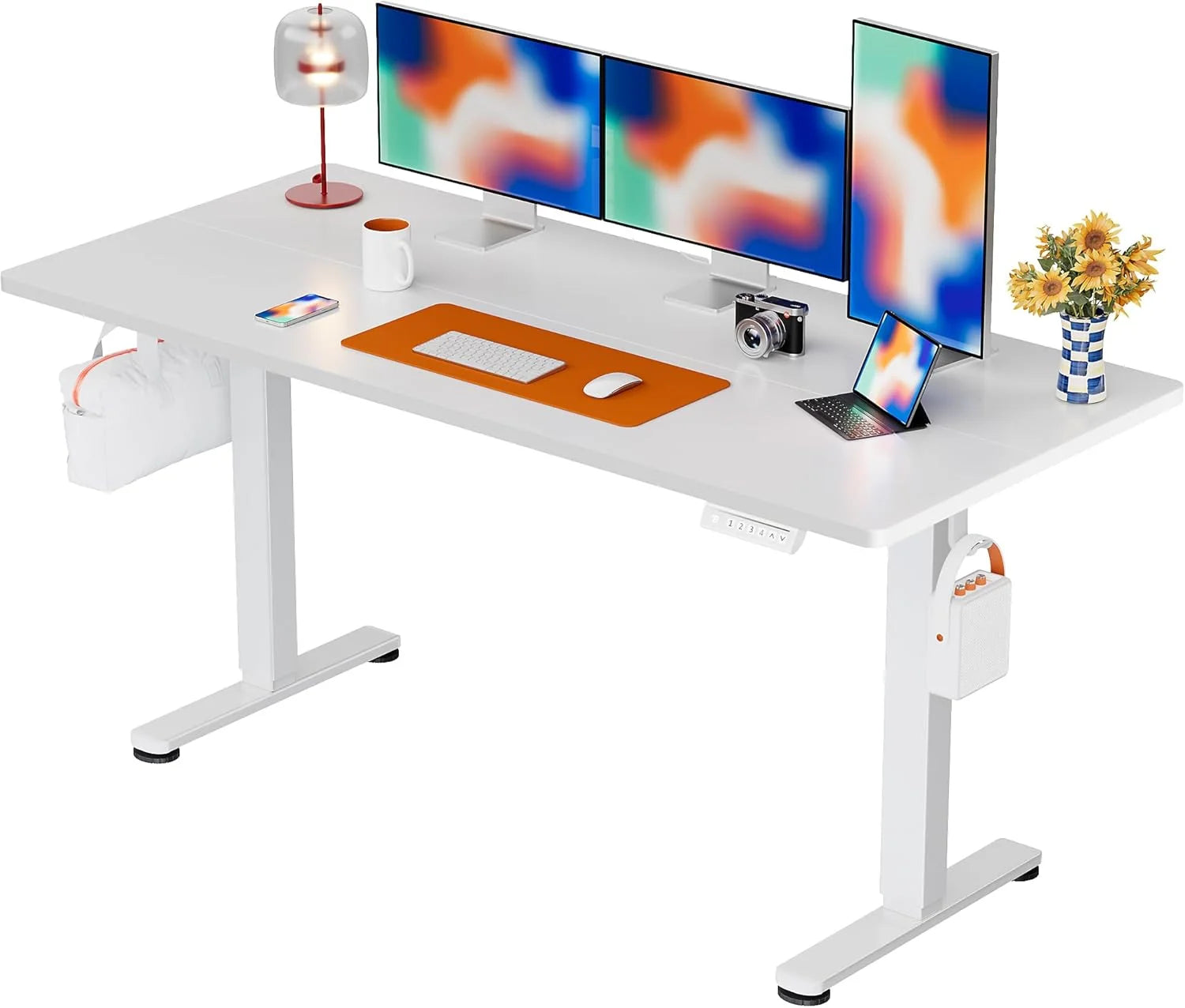 New Arrivals Height Adjustable Electric Standing Desk, 48 x 24 Inches Sit Stand up Desk - Image 18