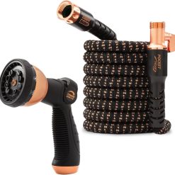 Alternative view of New Arrivals Hose 100 FT Copper Bullet Expandable Garden Hose w/10 Pattern Thumb Spray Nozzle AS SEEN ON TV 650psi 3/4