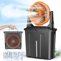 Alternative view of New Arrivals 9L Bucket Portable Misting Fan for Outdoors Patios, 30000mAh Rechargeable Battery Operated Camping Fan