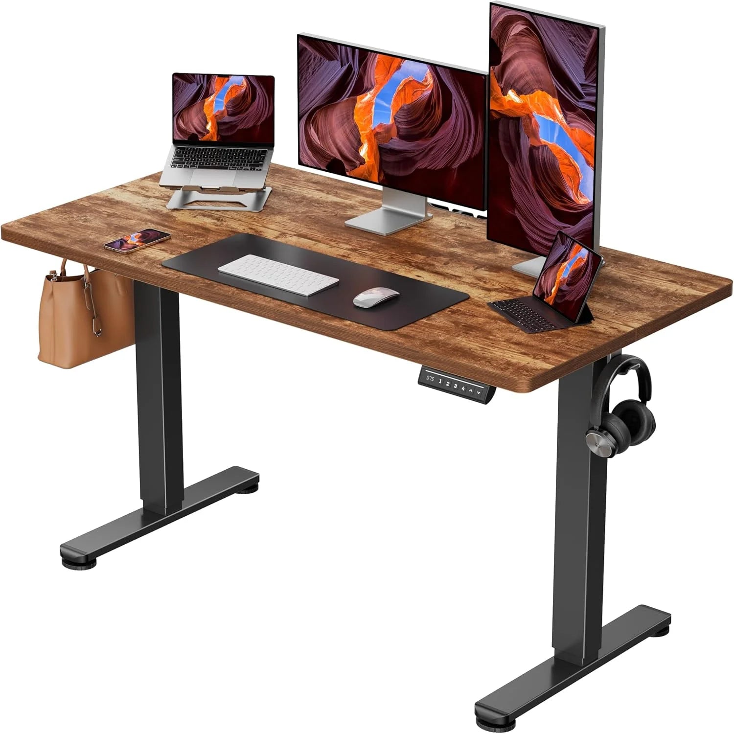 New Arrivals Height Adjustable Electric Standing Desk, 48 x 24 Inches Sit Stand up Desk - Image 26