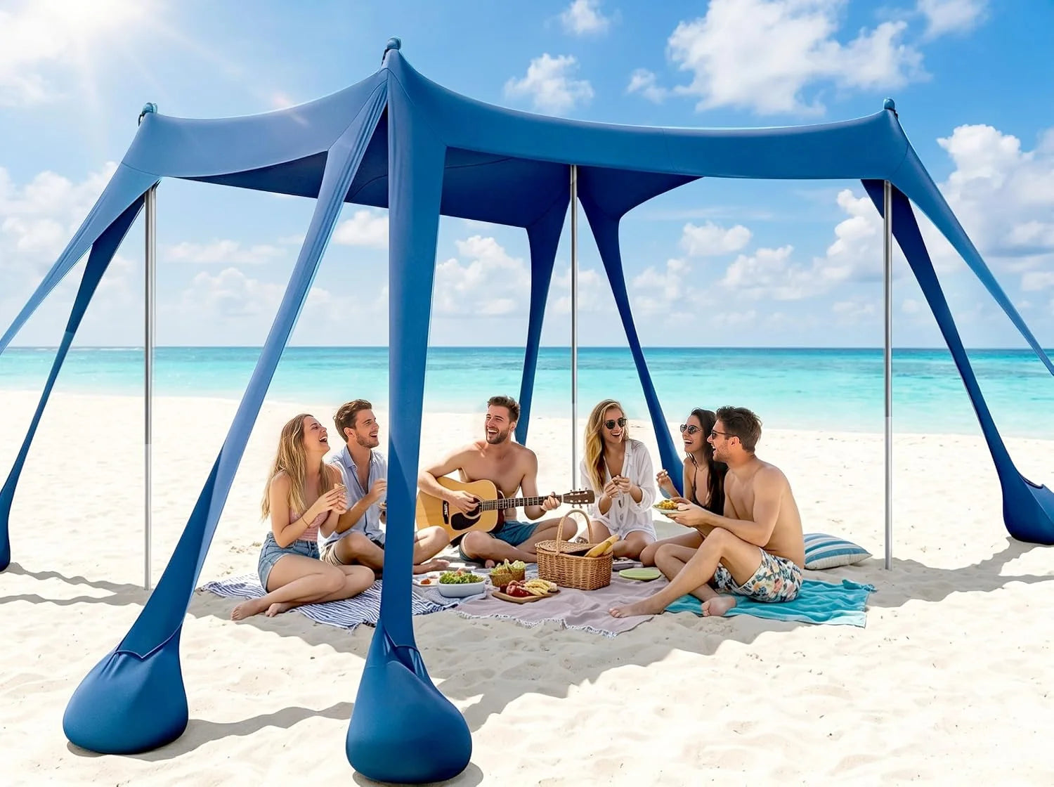 New Arrivals Tent, UPF 50+ Sun Shelter with 8 Sandbags - Image 2