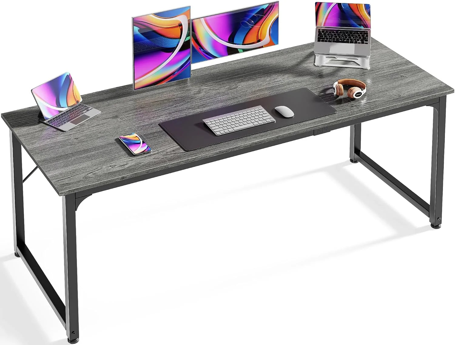 New Arrivals Computer Desk, 55 Inch Home Office Desk - Image 26