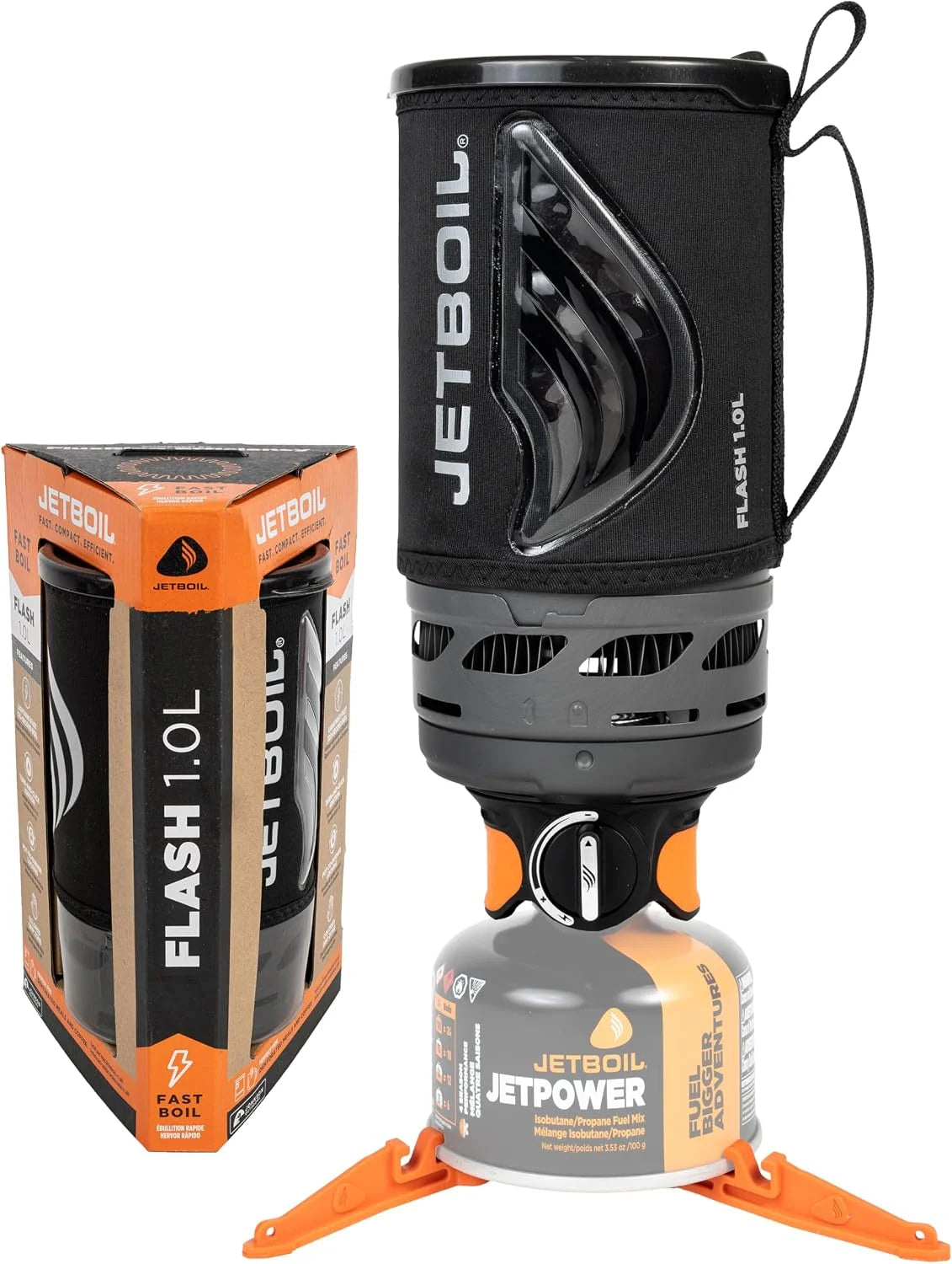 Jetboil Flash Portable Fast Boil Stove for Camping and Backpacking with 1-Step Auto Ignition, Propane/Isobutane Burner bifanuoyard - Image 2