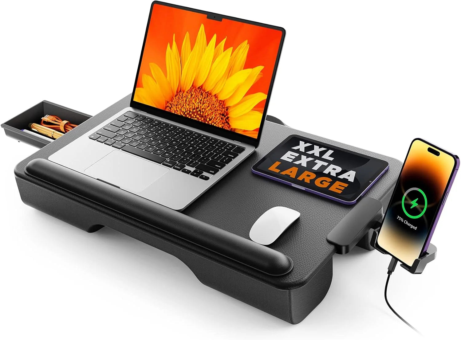 Laptop Lap Desk, Portable Laptop Desk for Bed, Fits Up to 17 Laptops & MacBook - Image 4