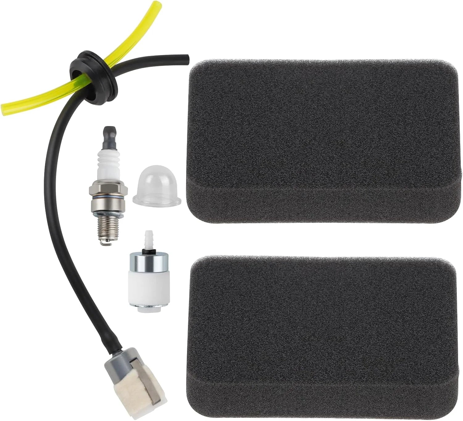 150BT Air Filter Fuel Line Kit for Husqvarna 150BT 350BT 560BTS 150BF 350BF 560BFS Backpack Blower Parts 150 BT Spark Plug Fuel Filter