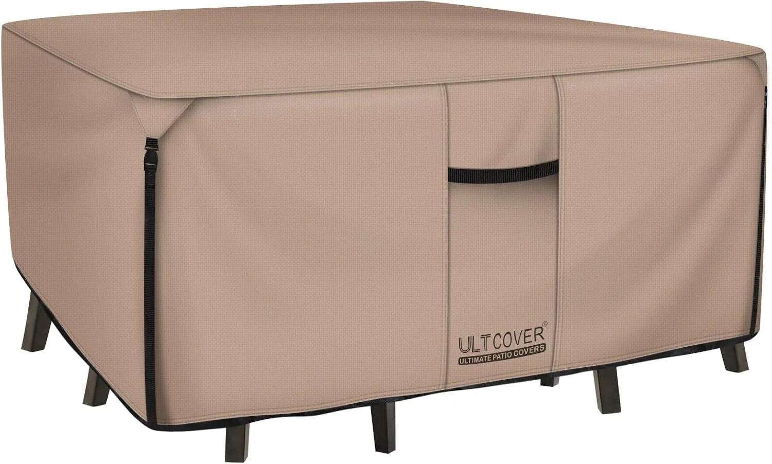 New Arrivals 600D Tough Canvas Heavy Duty Rectangular Patio Table and Chair Cover