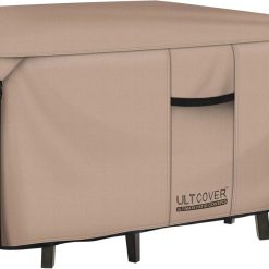 New Arrivals ULTCOVER Square Patio Heavy Duty Table Cover " 600D Tough Canvas Waterproof Outdoor Dining Table and Chairs General Purpose Furniture Cover Size