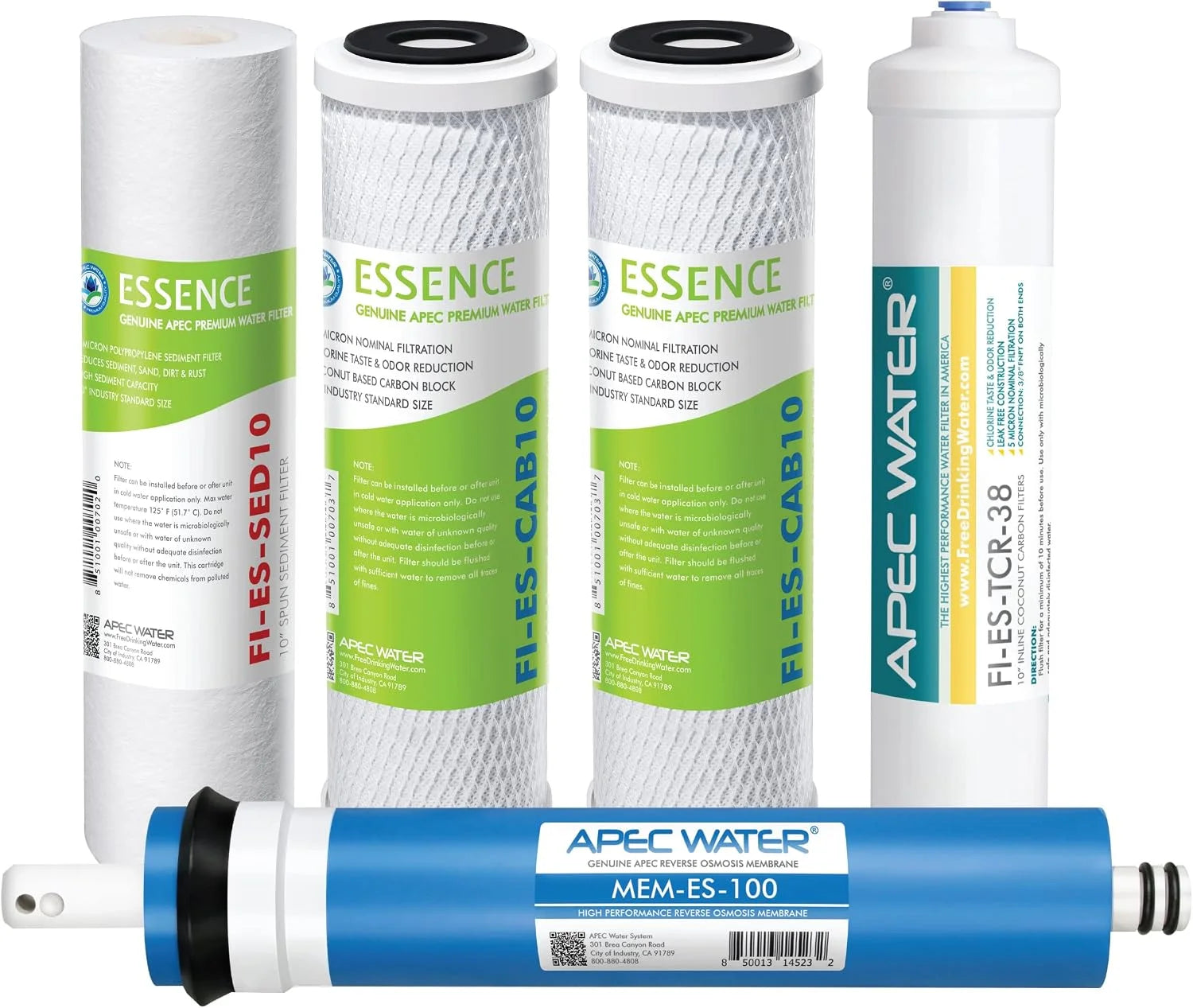 New Arrivals Water FILTER-MAX-ES50 Reverse Osmosis Filter Replacement Set, 50 GPD " For Home Projects - Image 2