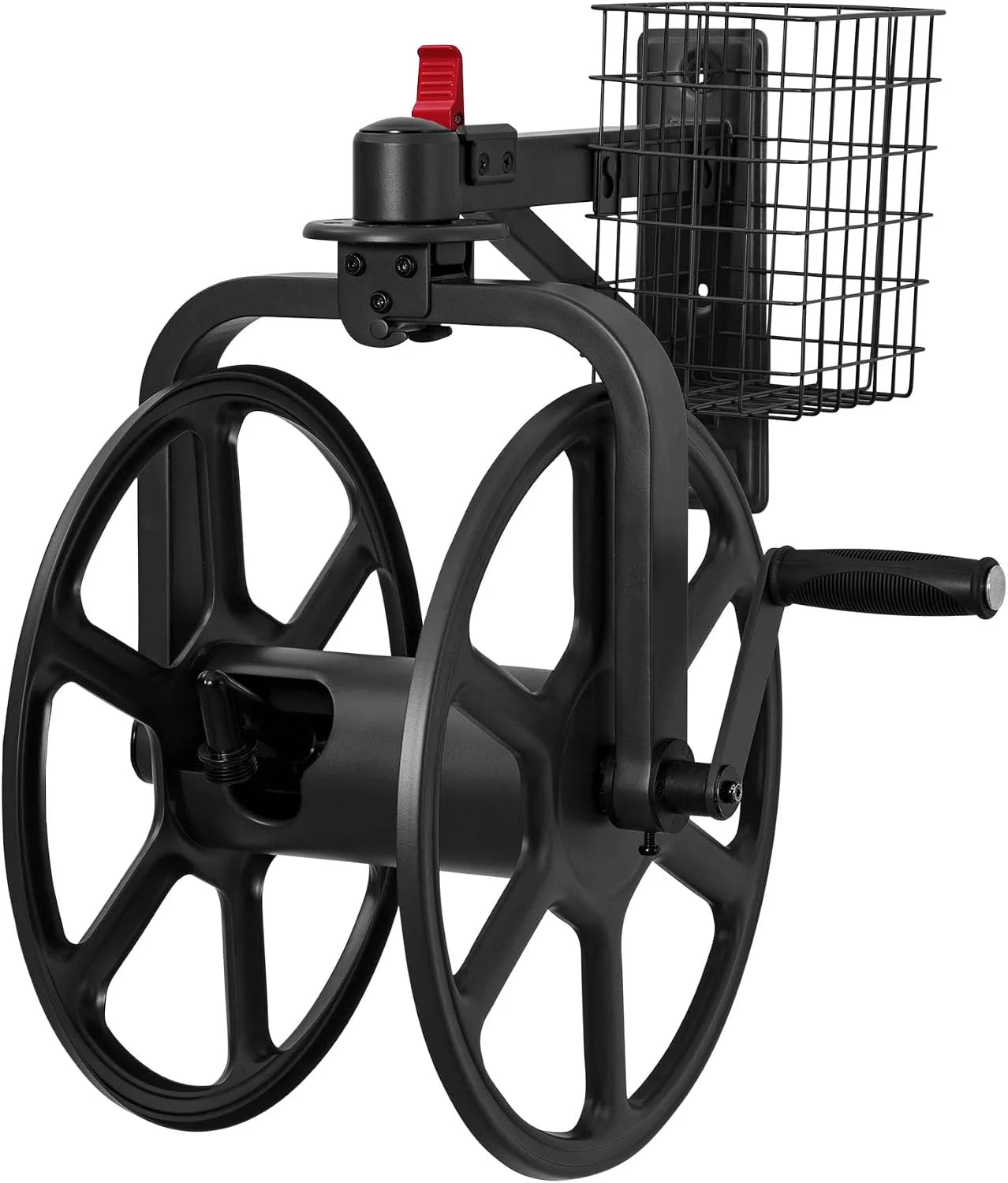 New Arrivals Garden 710 Navigator Rotating Garden Hose Reel, Holds 125-Feet of 5/8-Inch Hose " Bronze