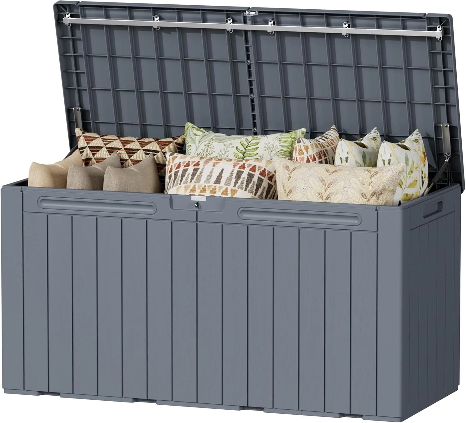 Devoko 100 Gallon Waterproof Resin Deck Box, Large Outdoor Storage Box bifanuoyard - Image 7