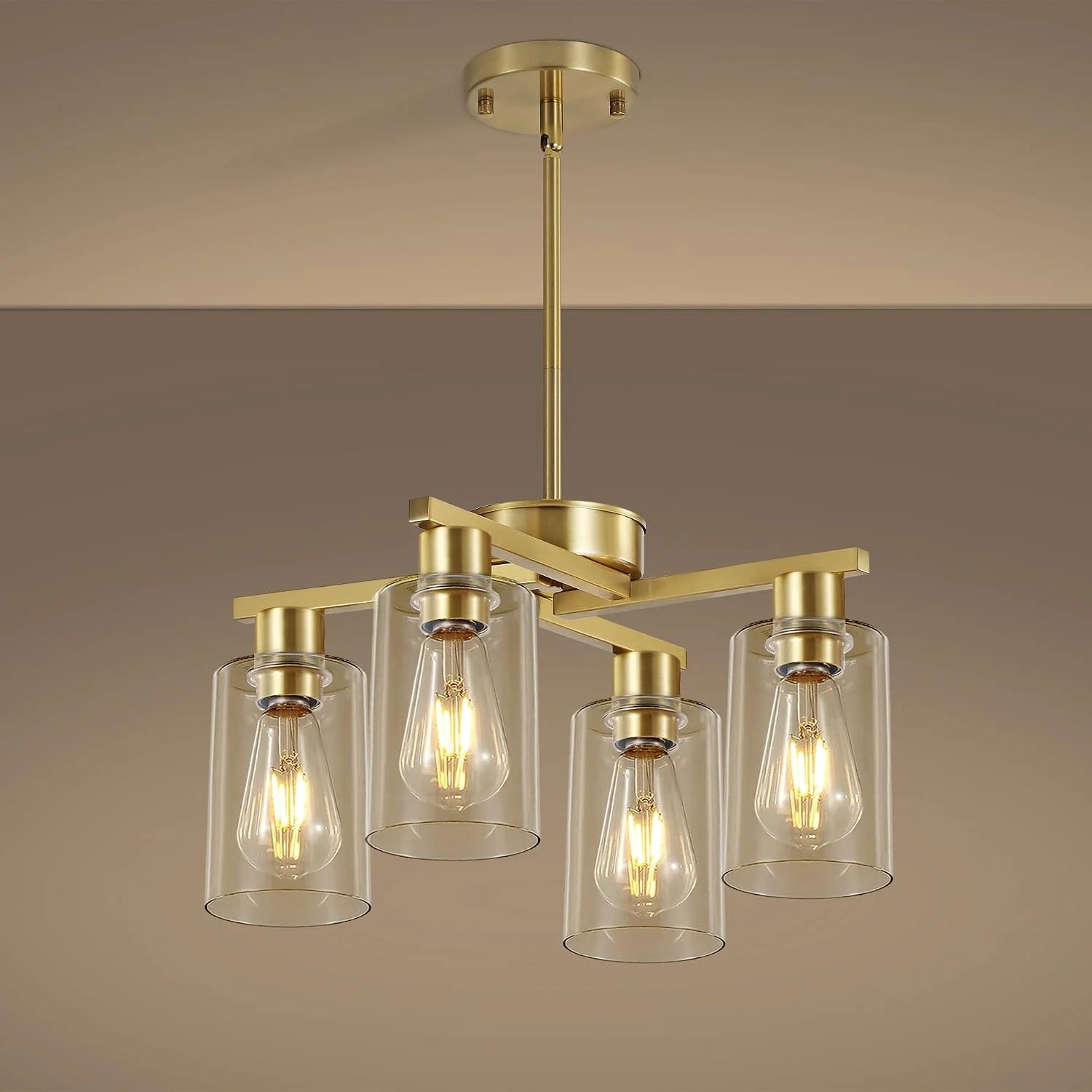 New Arrivals 4-Light Black Modern Farmhouse Chandelier - Image 5