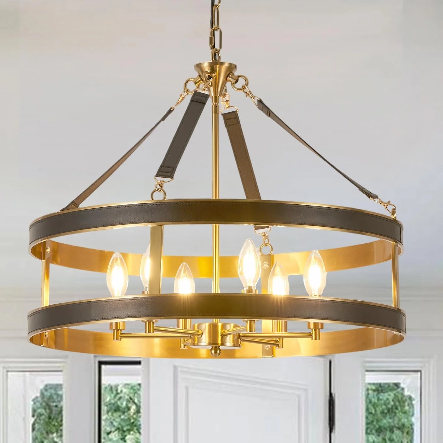 New Arrivals Farmhouse Chandelier, Modern Hanging Pendant Lighting - Image 5