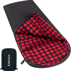 Alternative view of HiZYNICE Cold Weather Sleeping Bag 100% Cotton Flannel XXL for Adults Big and Tall, Free Compression Sack bifanuoyard