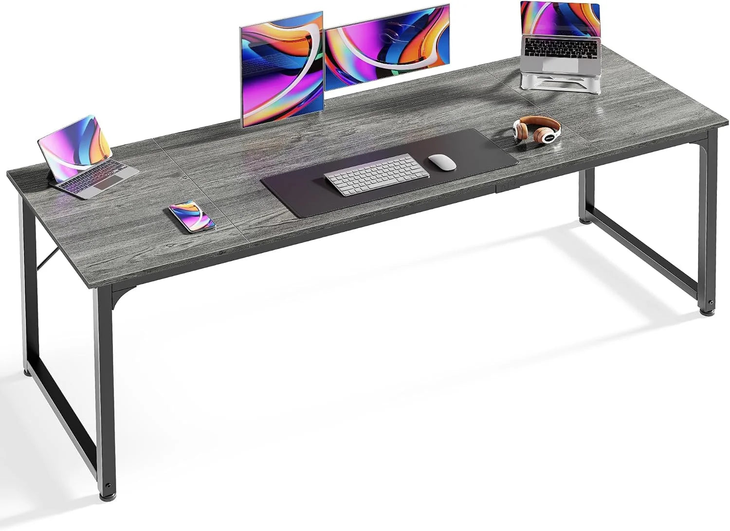 New Arrivals Computer Desk, 55 Inch Home Office Desk - Image 17