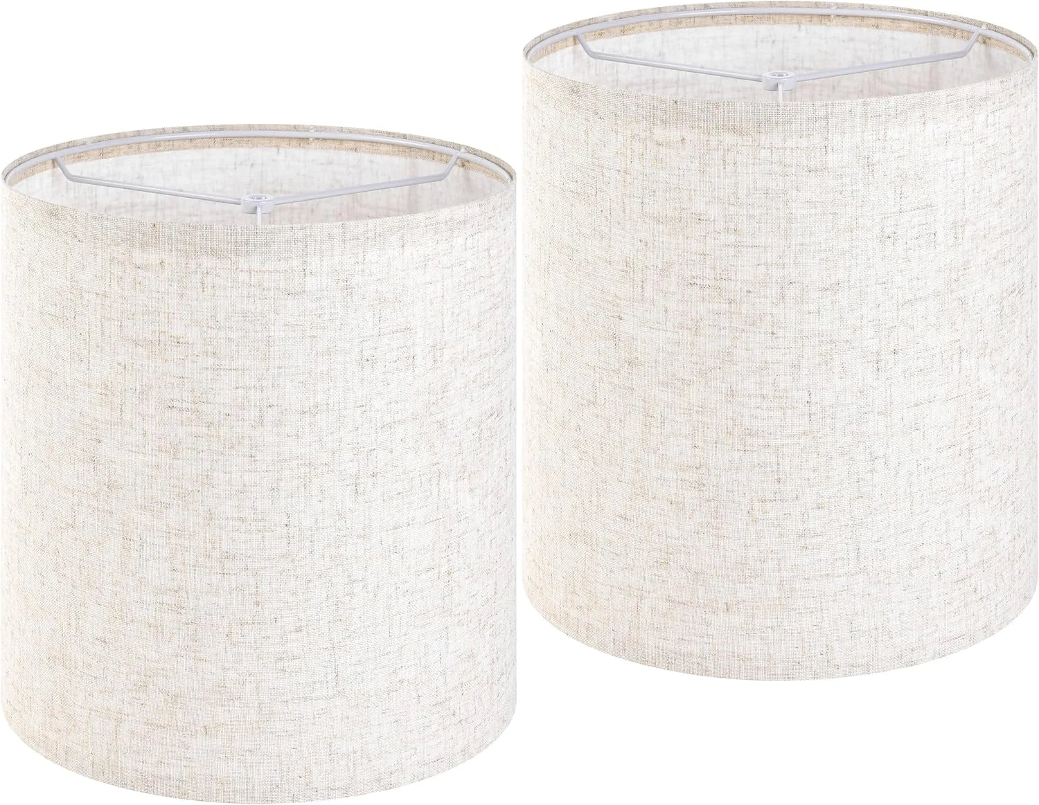 1 Pc Striped Lamp Shade for Table Lamps, Modern Replac Lampshade Drum Fabric Deco - Image 10