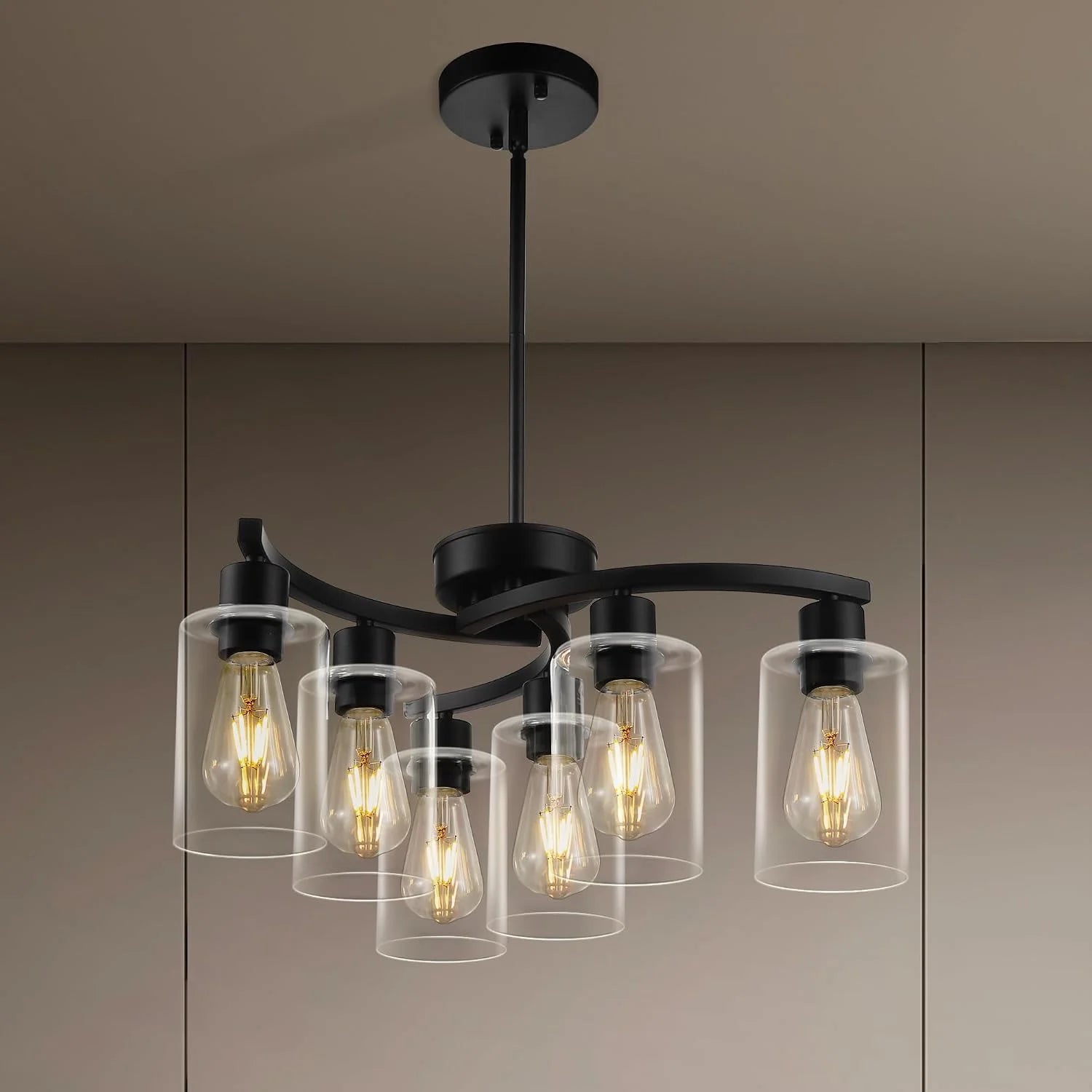 New Arrivals 3 Light Brushed Nickel Dining Room Light Fixture - Image 2