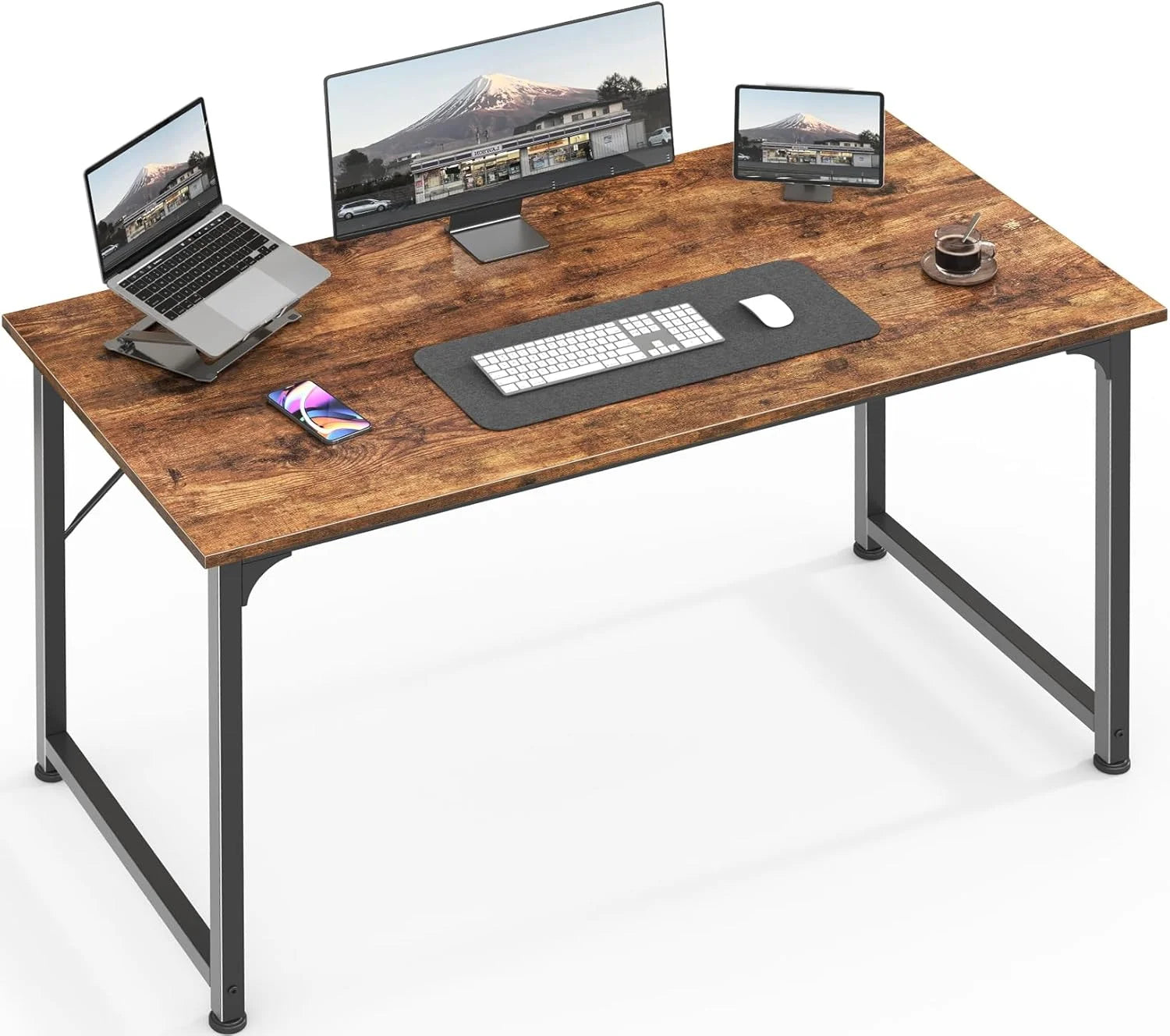 New Arrivals Computer Desk, 55 Inch Home Office Desk - Image 21