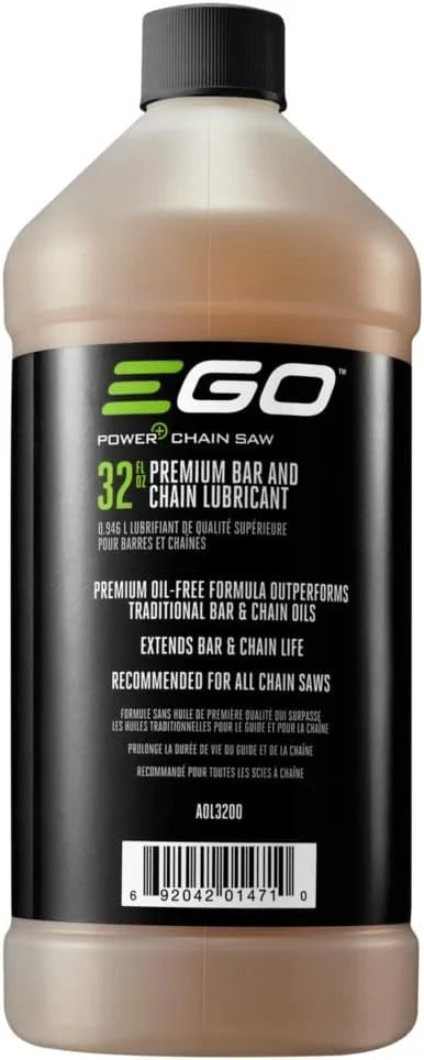 New Arrivals Power+ AOL3200 32 FL OZ Premium Chain Saw bar and Chain Oil, Brown