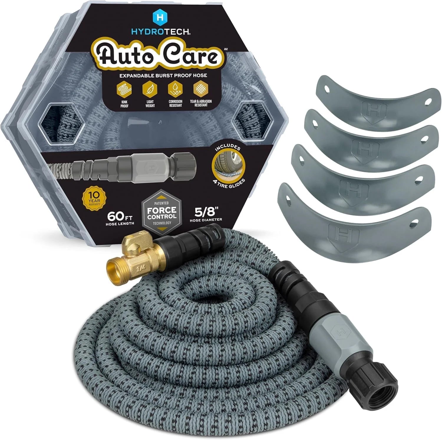 New Arrivals 100 ft Expandable Burst-Proof Garden Hose, 5/8 in Diameter