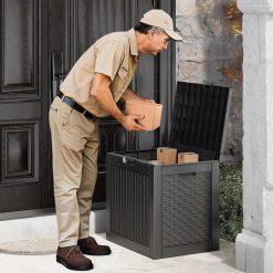 New Arrivals 35 Gallon Waterproof Outdoor Deck Box W/Locking Hole