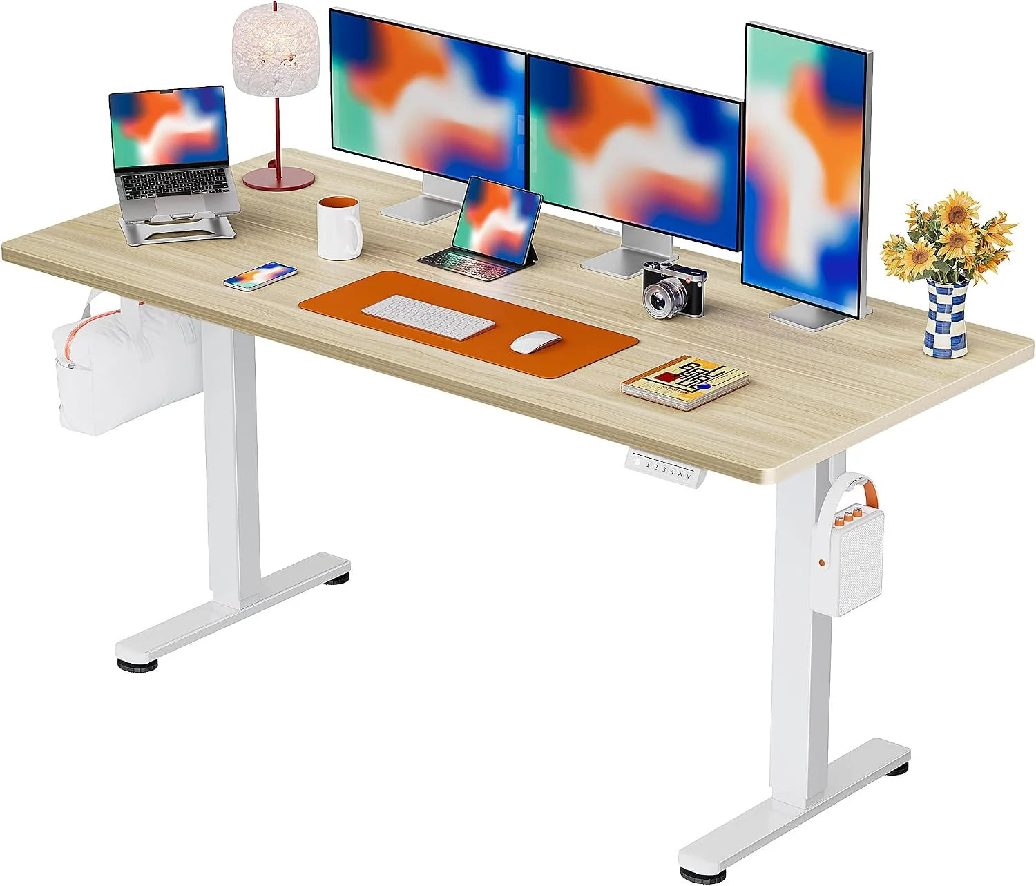 New Arrivals Height Adjustable Electric Standing Desk, 48 x 24 Inches Sit Stand up Desk - Image 16