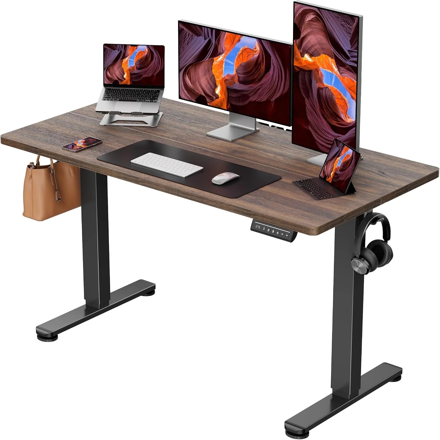 New Arrivals Height Adjustable Electric Standing Desk, 48 x 24 Inches Sit Stand up Desk - Image 31