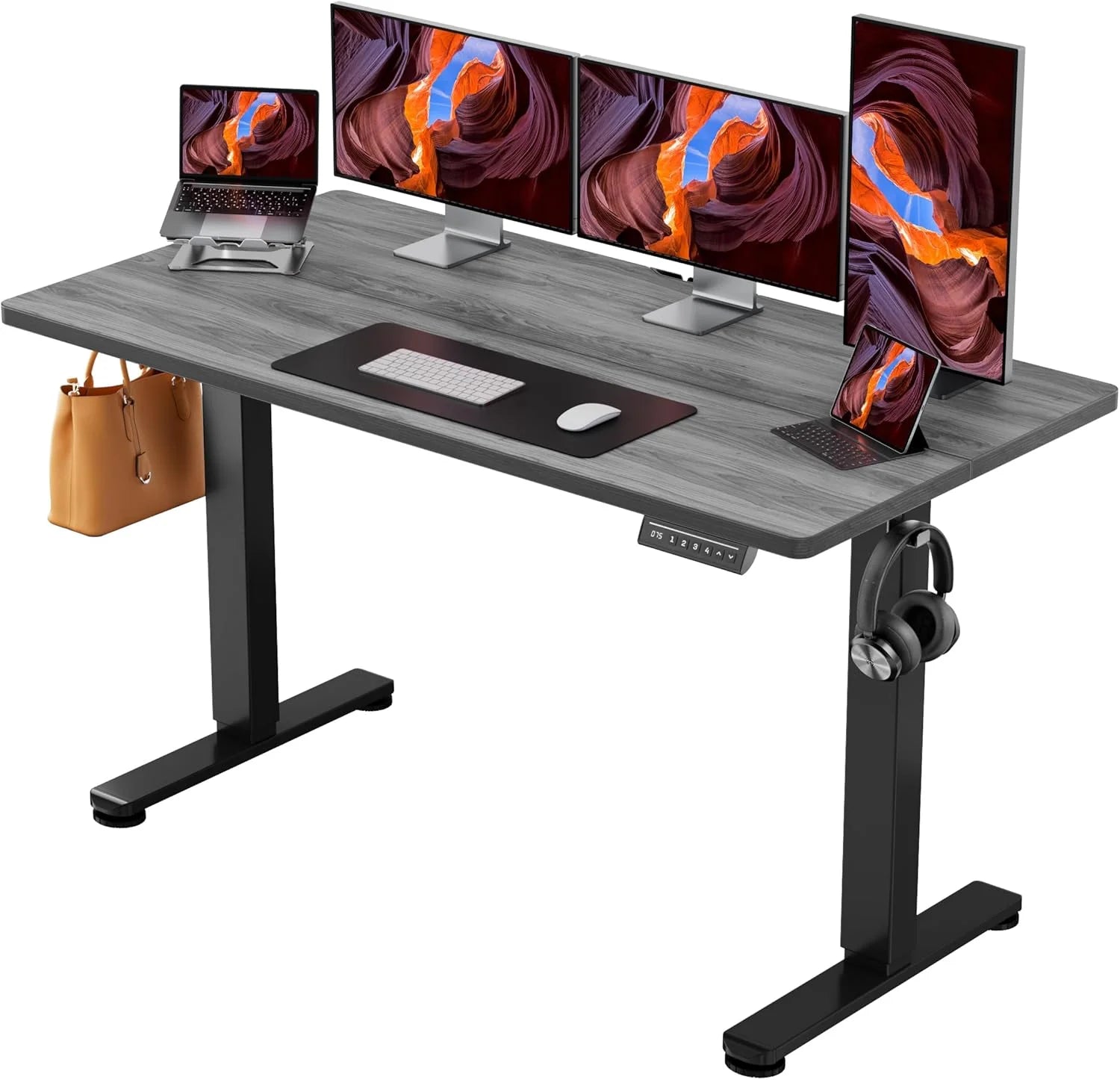 New Arrivals Height Adjustable Electric Standing Desk, 48 x 24 Inches Sit Stand up Desk - Image 42