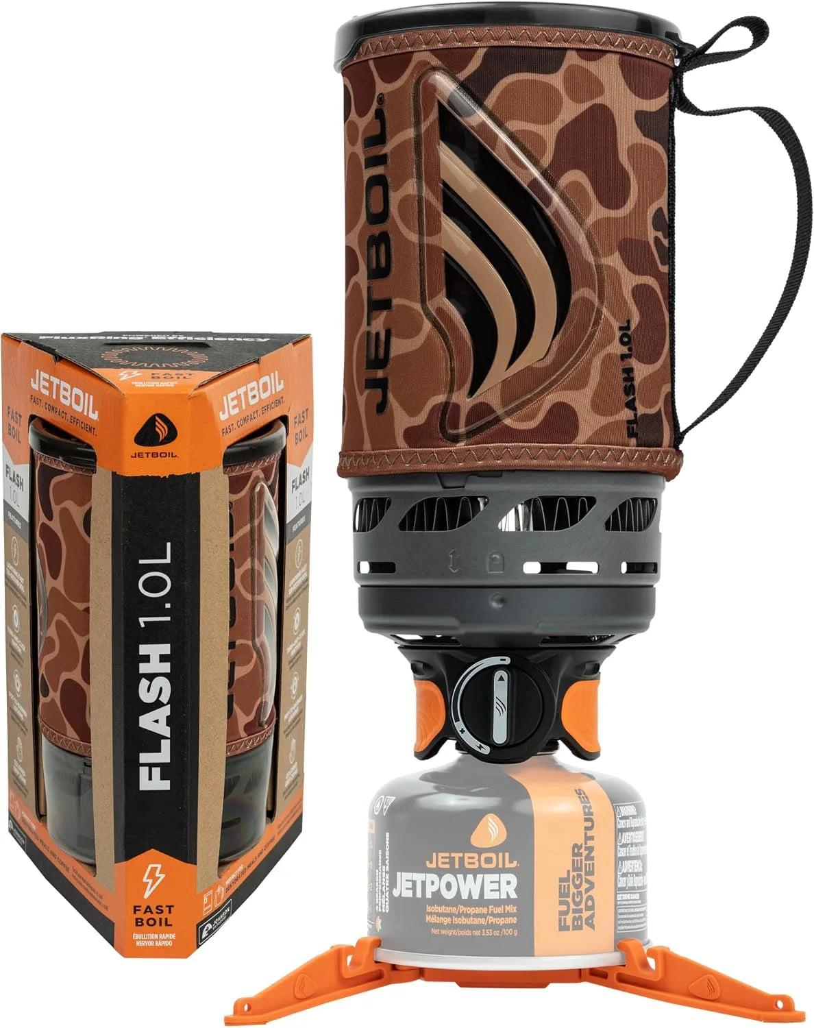 Jetboil Flash Portable Fast Boil Stove for Camping and Backpacking with 1-Step Auto Ignition, Propane/Isobutane Burner bifanuoyard - Image 4