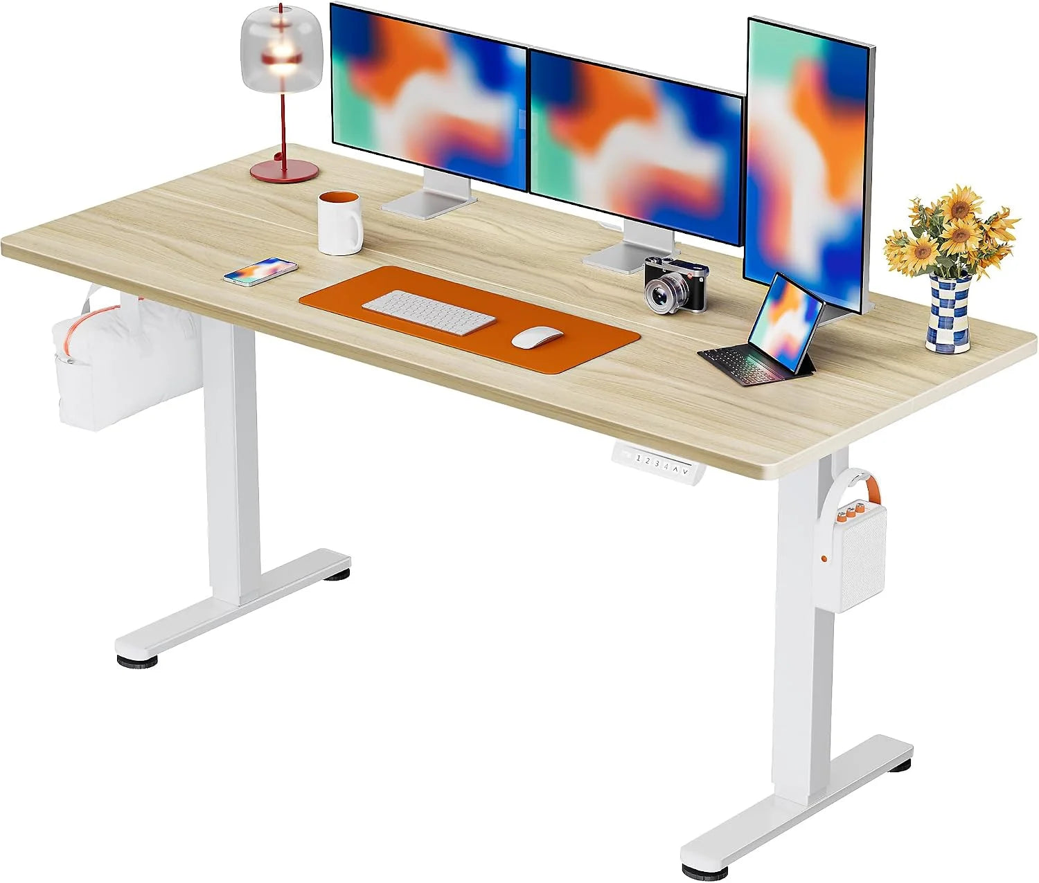 New Arrivals Height Adjustable Electric Standing Desk, 48 x 24 Inches Sit Stand up Desk - Image 15