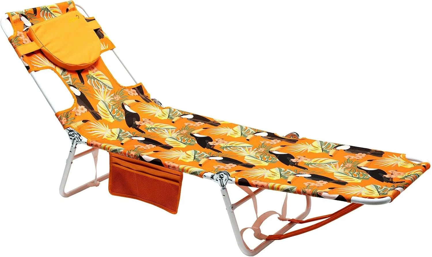 New Arrivals Lay Flat Tanning Chair, Face Down Lounger, 5-Position Reclining, Heavy-Duty 300 lb Capacity - Image 9
