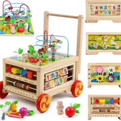 New Arrivals Activity Cube 7-in-1 Montessori Toy Multipurpose Educational Learning Toy for 1+ Year Old Baby Toddler Kid Boy – For Home Projects