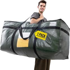 New Arrivals TAILI 2 Pack 69 Gallon Extra Large Storage Bags with Visible Window,Blue