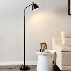 Alternative view of New Arrivals 65.3 Floor Lamp, Adjustable Head, Bulb Included, Dual-Base Industrial Standing Lamp
