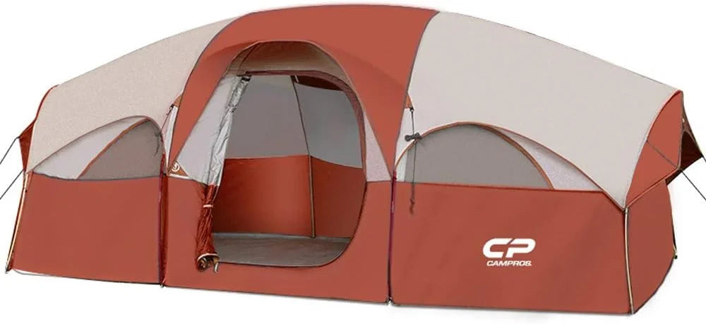 CAMPROS CP Tent 8 Person Camping Tents, Weather Resistant Family Tent, 5 Large Mesh Windows bifanuoyard - Image 4