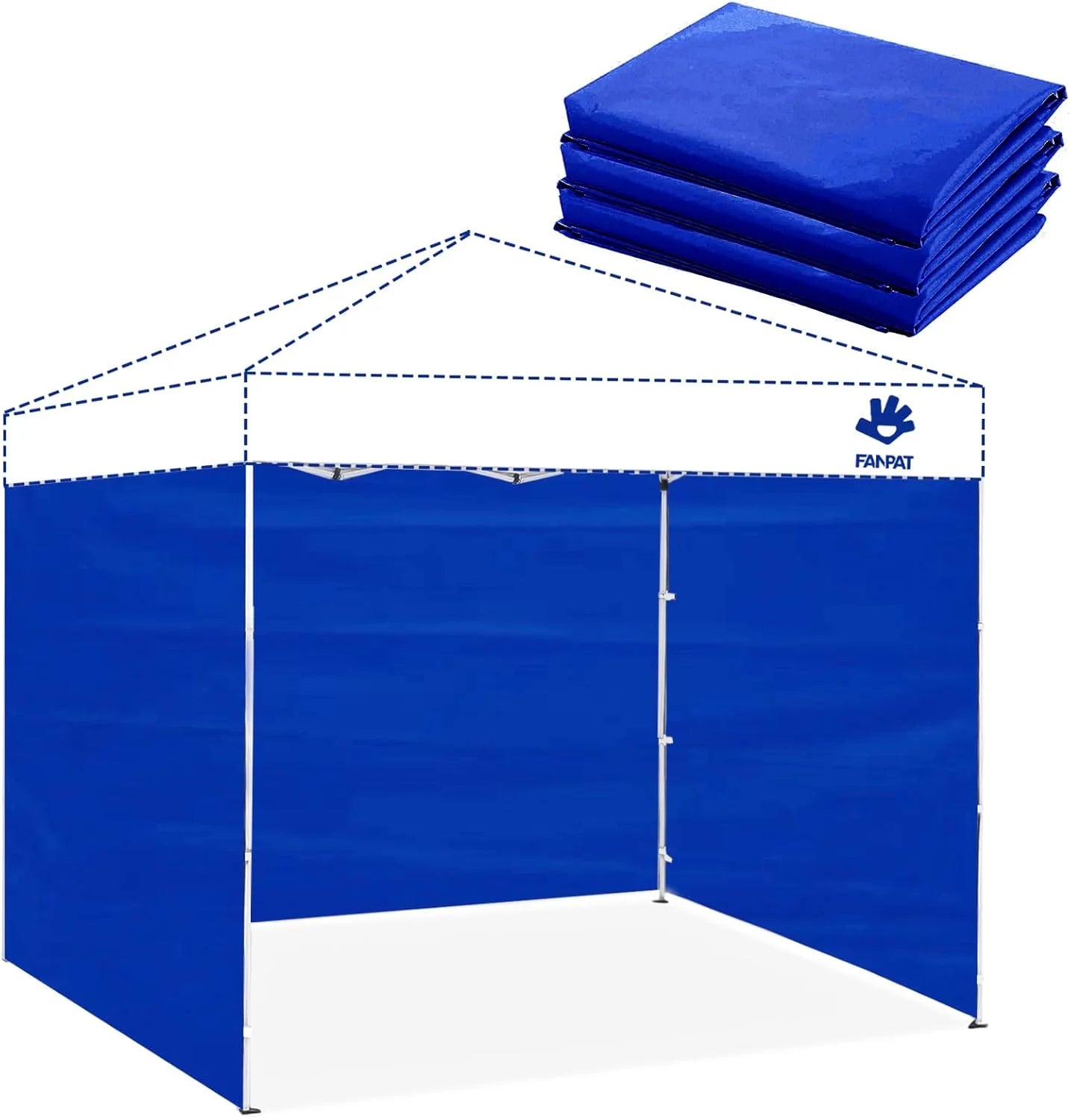 New Arrivals 10×10 Canopy Sidewalls for Canopy Frame, White (3Pcs Sidewalls Only) - Image 12
