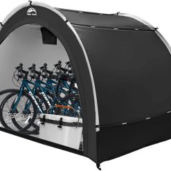 New Arrivals Happy Travel Outdoor Waterproof Bike Storage Tent Shed for 2/3/4/6/8 Bikes