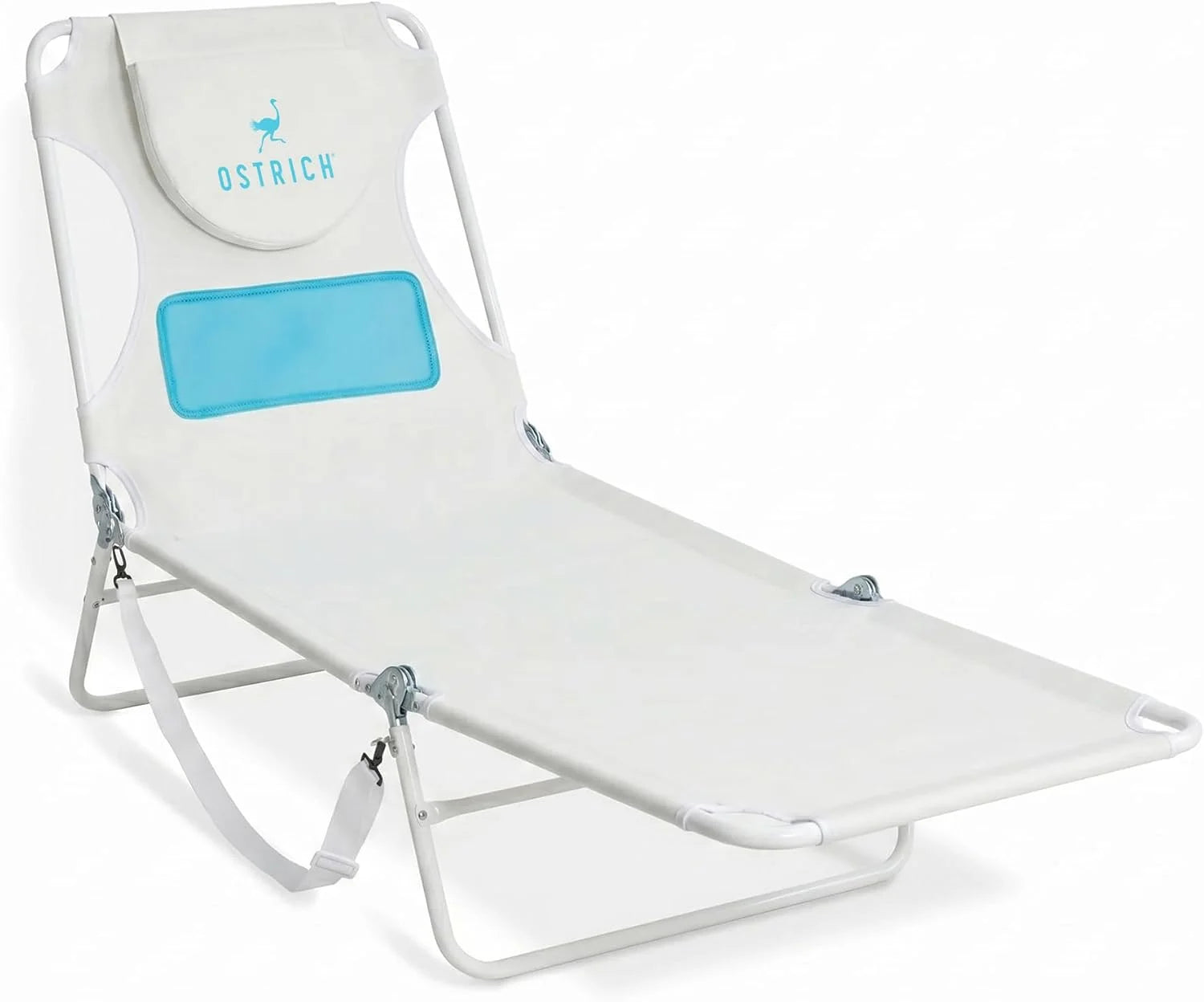 Ladies Comfort Lounger with Chest Support, Foldable and Portable Reclining Outdoor Patio Beach Lawn Camping - Image 8