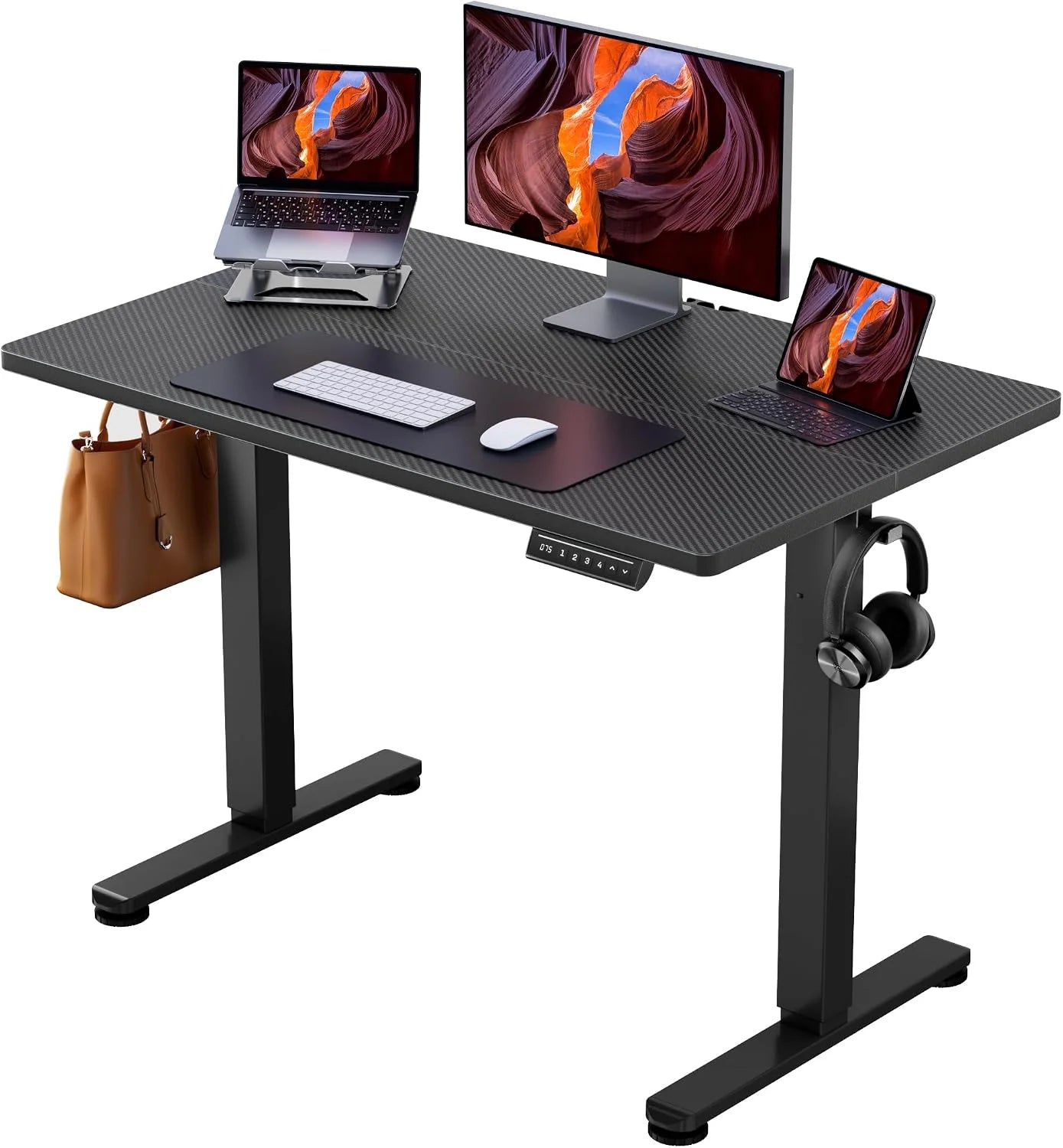 New Arrivals Height Adjustable Electric Standing Desk, 48 x 24 Inches Sit Stand up Desk - Image 44