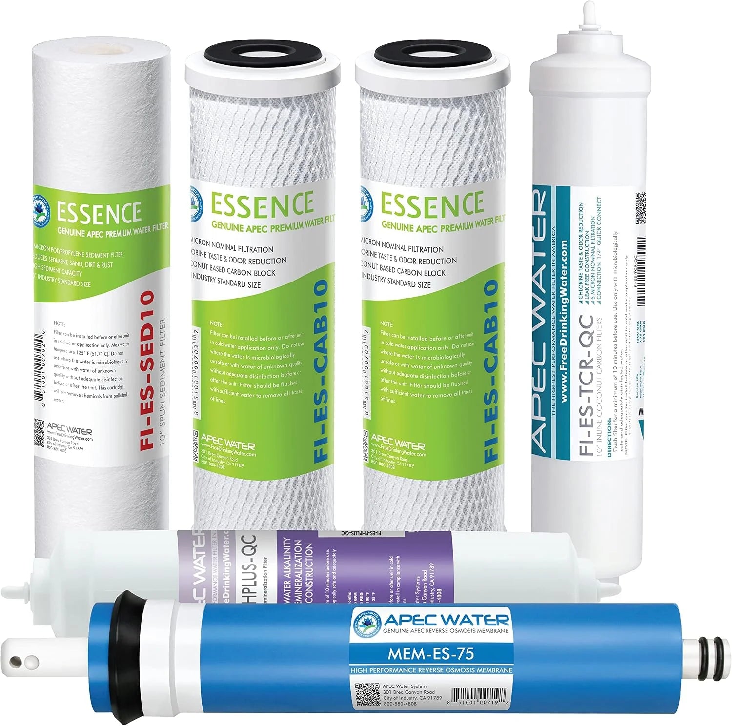 New Arrivals Water FILTER-MAX-ES50 Reverse Osmosis Filter Replacement Set, 50 GPD " For Home Projects - Image 4