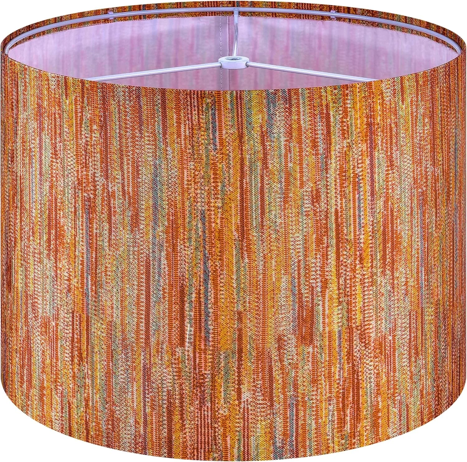 1 Pc Striped Lamp Shade for Table Lamps, Modern Replac Lampshade Drum Fabric Deco - Image 9