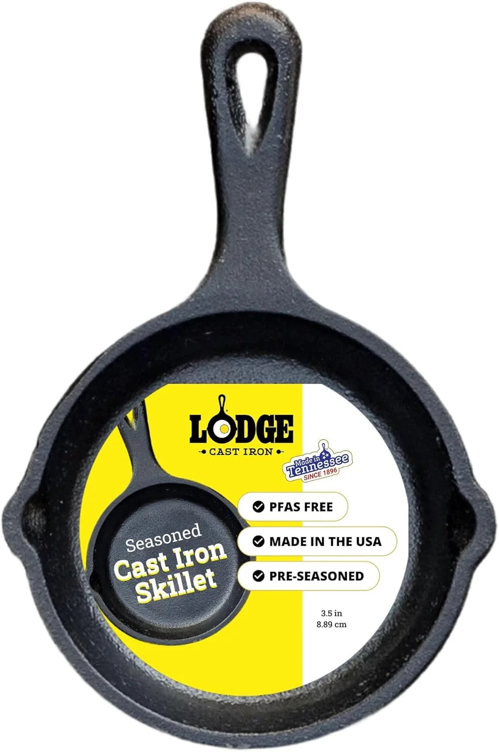 New Arrivals Seasoned Cast Iron Skillet Set 8, 10.25 & 12 Inches - Image 10