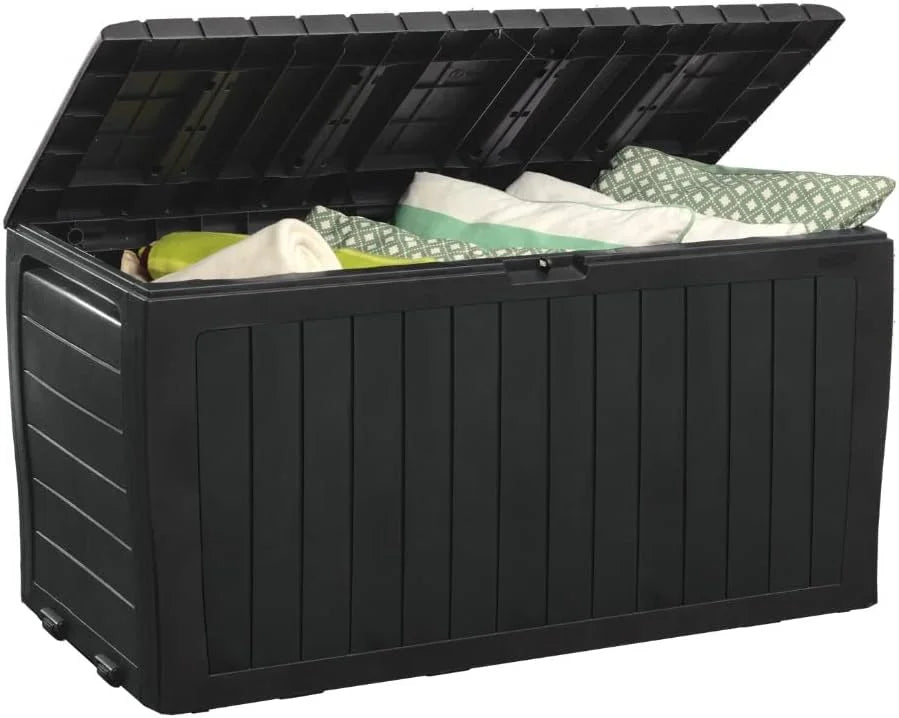 New Arrivals Marvel Plus 71 Gallon Resin Deck Box-Organization and Storage for Patio Storage Box Outdoor Cushions - Image 6