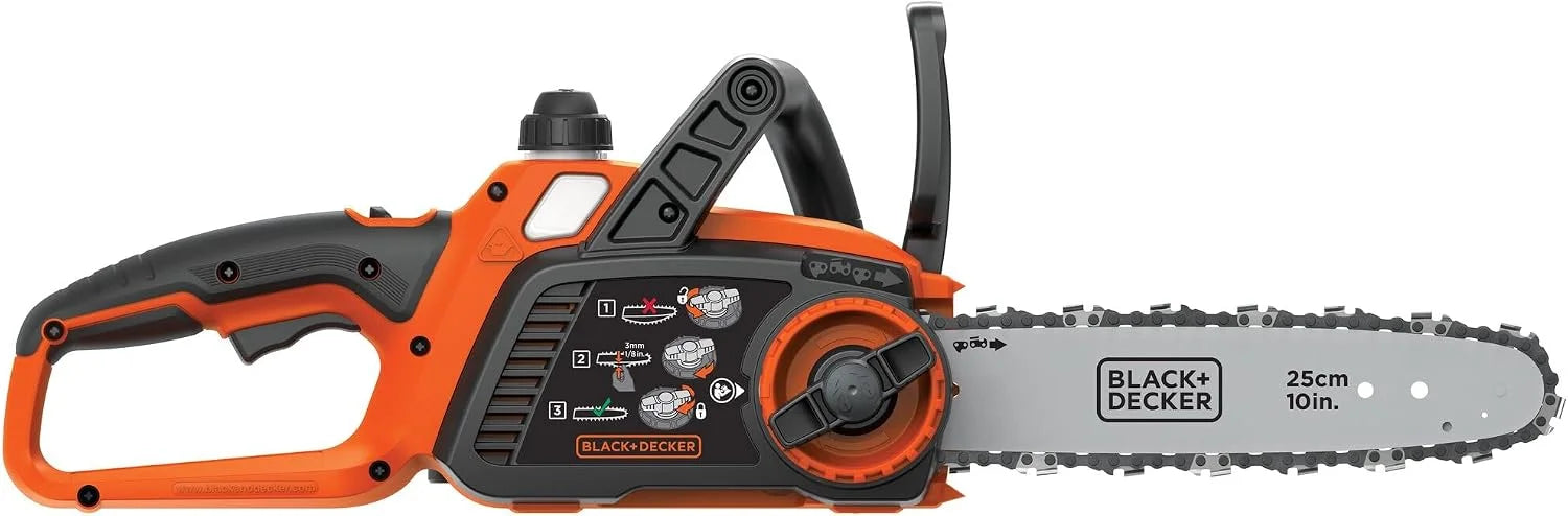 New Arrivals 20V MAX Chain Saw Cordless Chainsaw, 10-Inch Battery Chainsaw, Tool Only, for Wood Cutting and Tree Pruning - Image 2